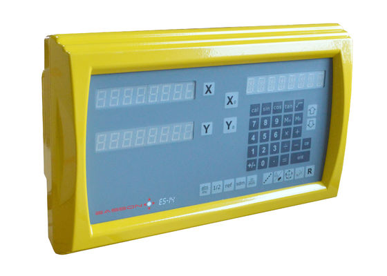 Желтая машина Dro токарного станка Lcd 2 осей линейная для механических инструментов
